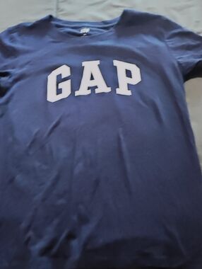 GAP Navy Short Sleeve Tee with White Logo